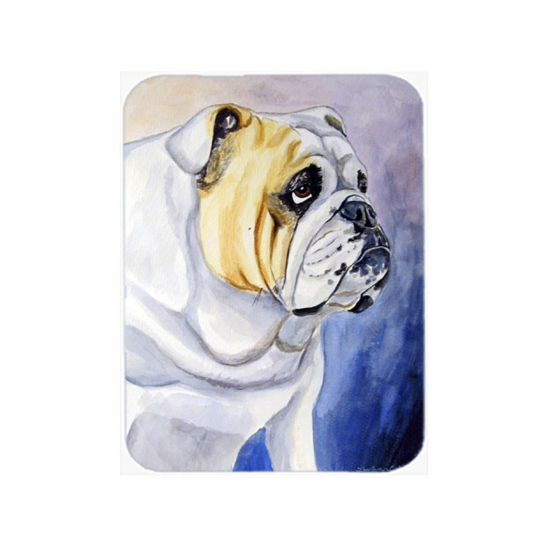 Planche à découper en verre English Bulldog