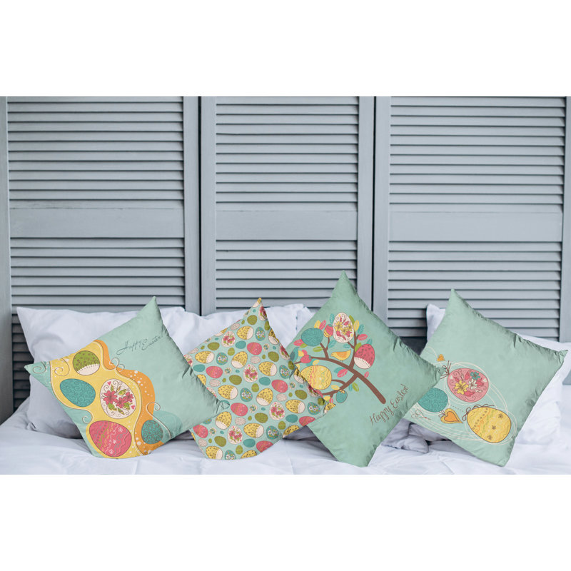 Ensemble de housse de coussin 4 pièces, 24" X 24"