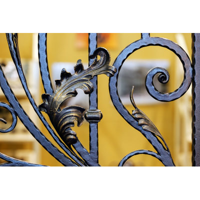 «Wrought Iron Fence» par Alexander, photographie sur toile tendue