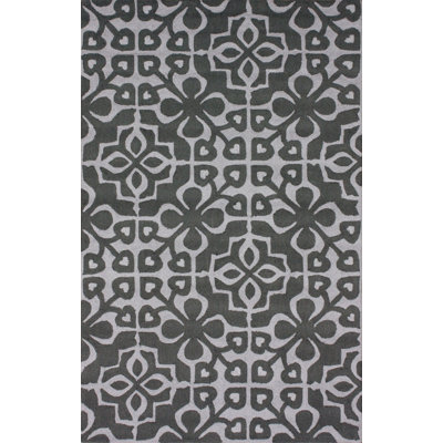 Tapis gris foncé Oneil Mika