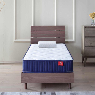 Matelas simple de 6 pouces en tissu respirant et matelas moelleux dans une boîte