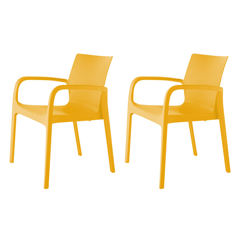 Fauteuil de patio Alissa, Or