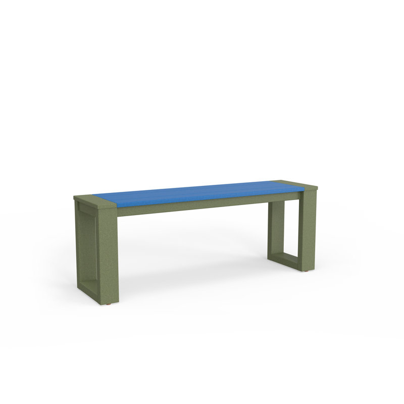 Calla Dining Bench, Sage, Light Grey