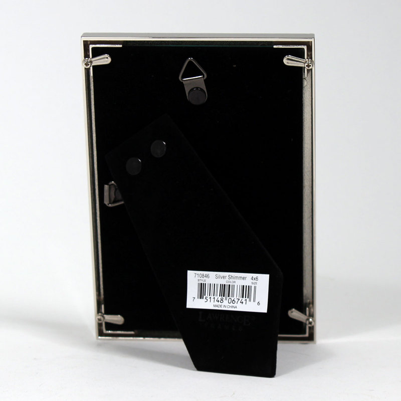 Cadre photo Ried Shimmer, Argent, 4 po x 6 po