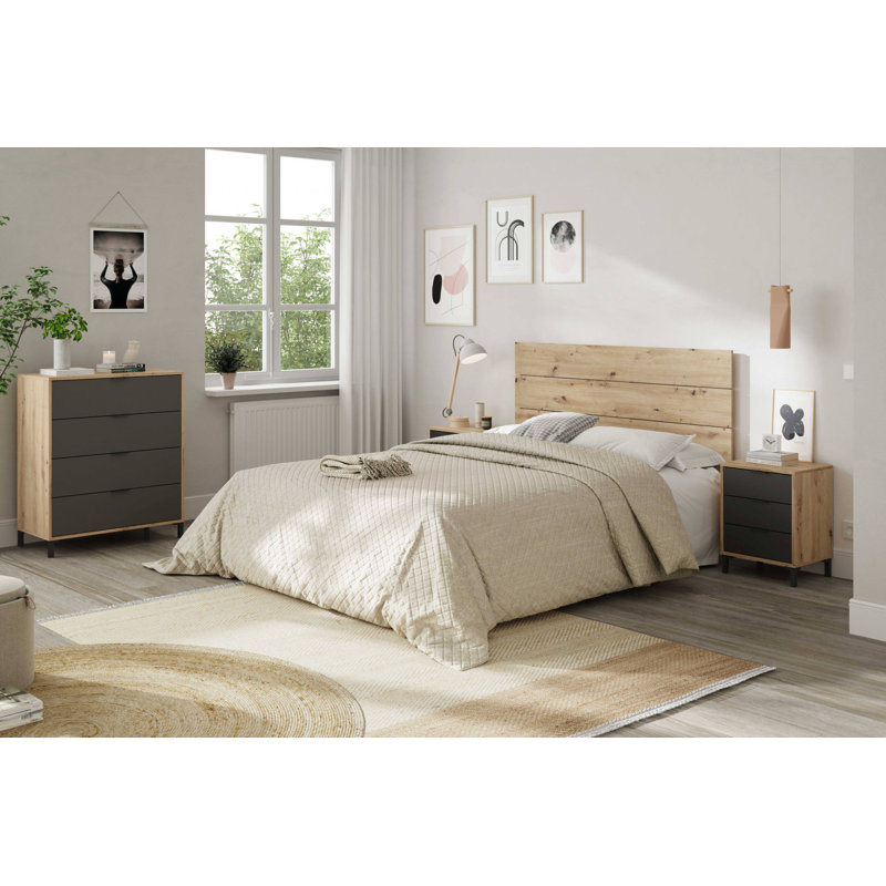 Rukunayake Double (4'6) Solid Wood Headboard