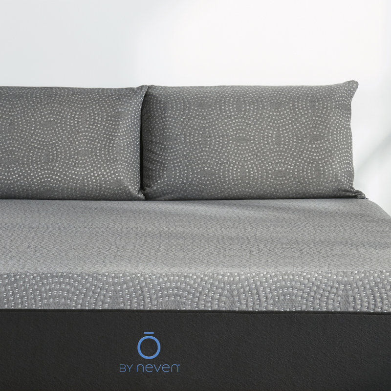 O by Neven Supreme 12'' Medium Charcoal Infused Gel Memory Foam Mattress, King