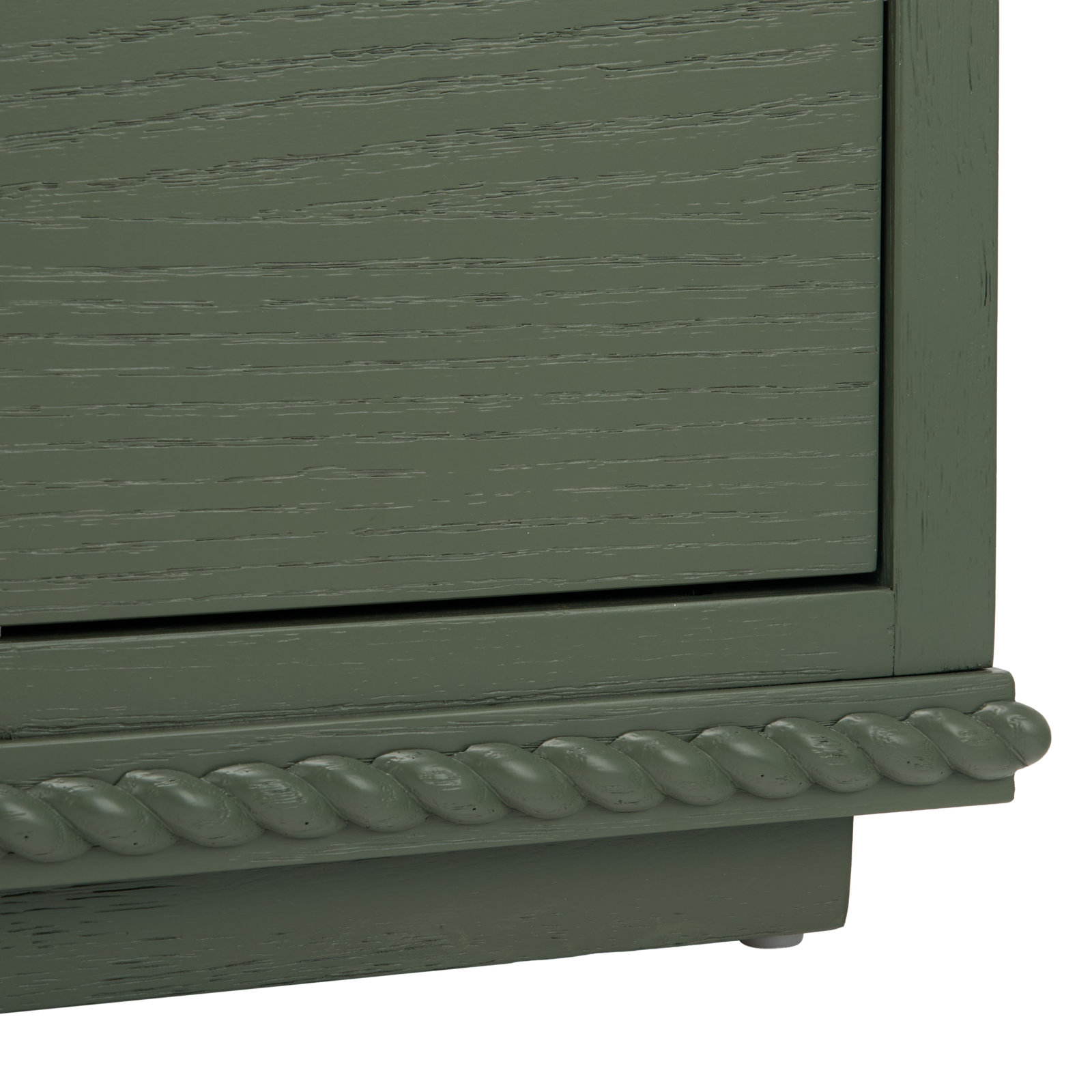 66" Rope Deail Dresser, Green