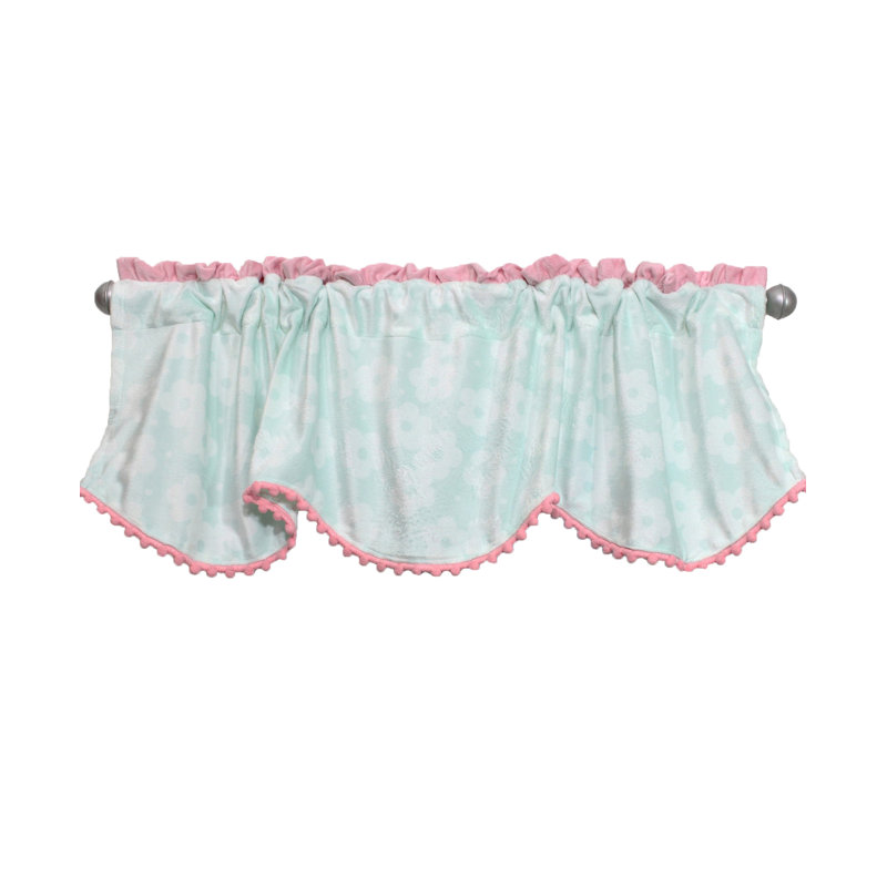 Saim Floral Ruffled Window Valance