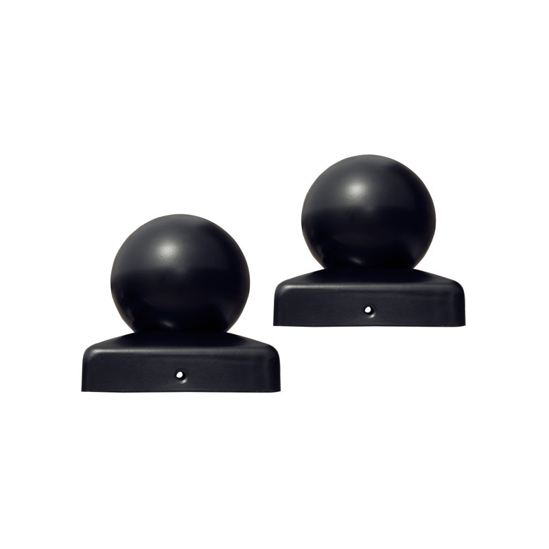 Capuchon pour poteau de barrière d'allée, H 2,8 po x l 2,5 po x P 2,5 po