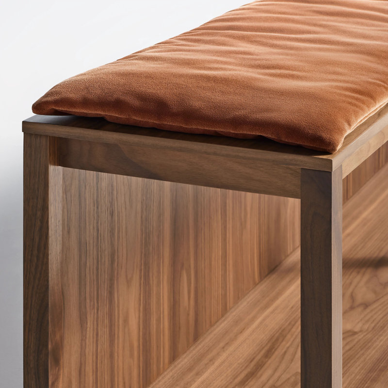 Open Plan Outdoor Bench, Copper Velvet