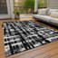 Tapis noir intérieur / extérieur lavable à la machine-564175373