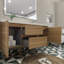 Single Bathroom Vanity with Acrylic Top-95413279