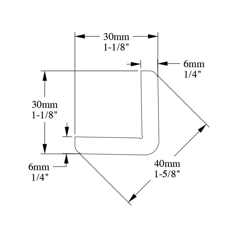 Orac Decor CX134 | Moulure d'angle à 90 degrés en polystyrène à fort impact | Apprêté blanc | Face de 1-1 / 2 po X 1-1 / 2 po d'épaisseur x 6 pi 6 po de long