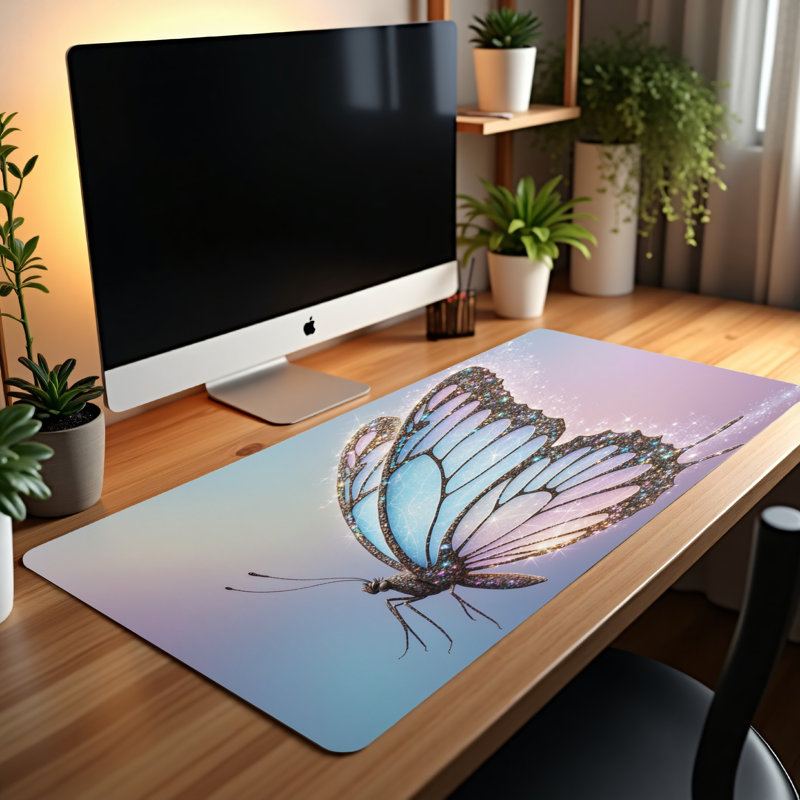 Polyester Desk Pad, 31.5x15.5