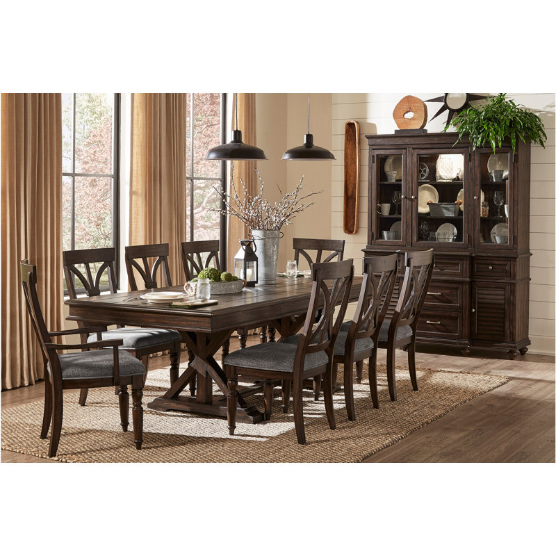 Kohlston Dining Set, Black, 9 Piece