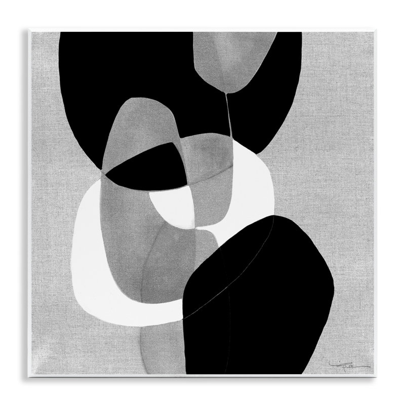 Art abstrait abstrait découpé sur bois par Kippi Leonard