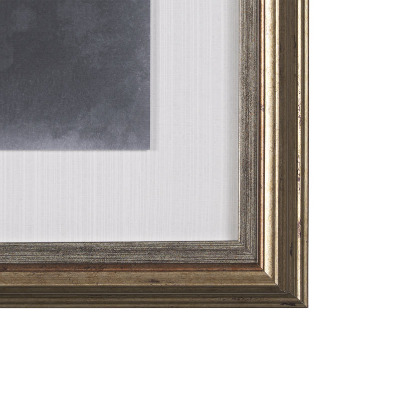 Foliage Dramatique III by Vision Studio Hand Embelished Textured Framed Art Print Matted under Glass