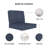 28.5" W Indoor and Outdoor Water-Repellent and UV-Resistant Deep Seat Cushion Set-151150016-150699473