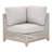 33.75'' Wide Aluminum Patio Sectional with Cushions