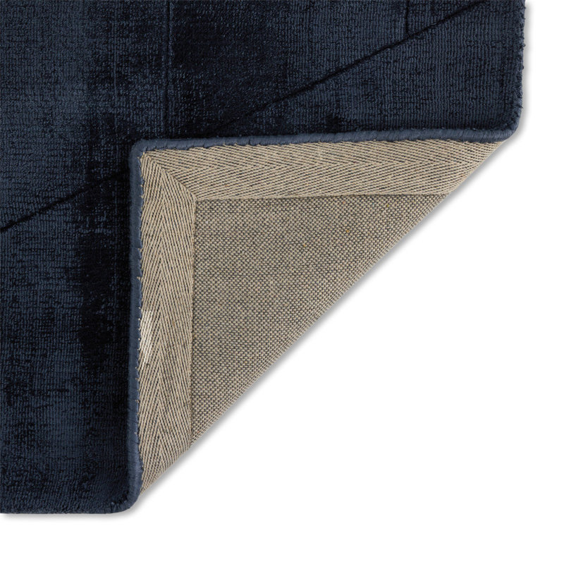 Sadzi Hand Carved Rug-Sadzi Navy-5'x8', Sadzi Navy, Rectangle 5' x 8'