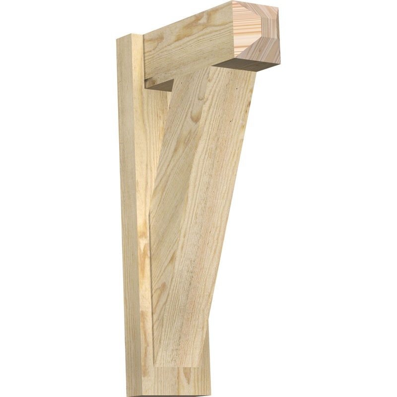 Artisan traditionnel en bois rustique, Sapin Douglas de 6 po (sciage brut), P 14 po x H 26 po