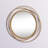 Metal Round Wall Mirror with Overlapping Circles-1134296537