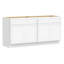 66" Double Bathroom Vanity Base Only-106891035