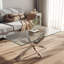 120Cm Wide Clear Glass Top Coffee Table