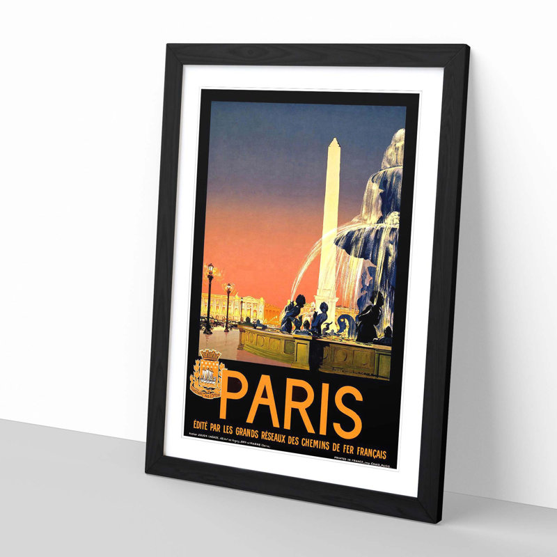 Single Picture Frame Print, Black