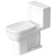 Toilette allongée une pièce D-Code 1,28 GPF (économe en eau) (siège inclus)
