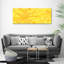 Yellow Flowers Background - Wrapped Canvas Print