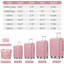 Ensemble de 6 valises avec sacs de voyage, valises rigides extensibles avec roulettes à verrou TSA