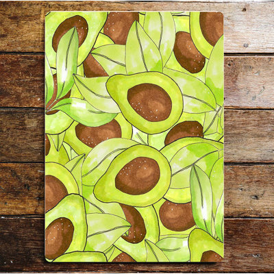 70'S Style Avocado Pattern Wall Décor