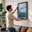 Mountain Reflected Minimalist - Print-87031614-87031612
