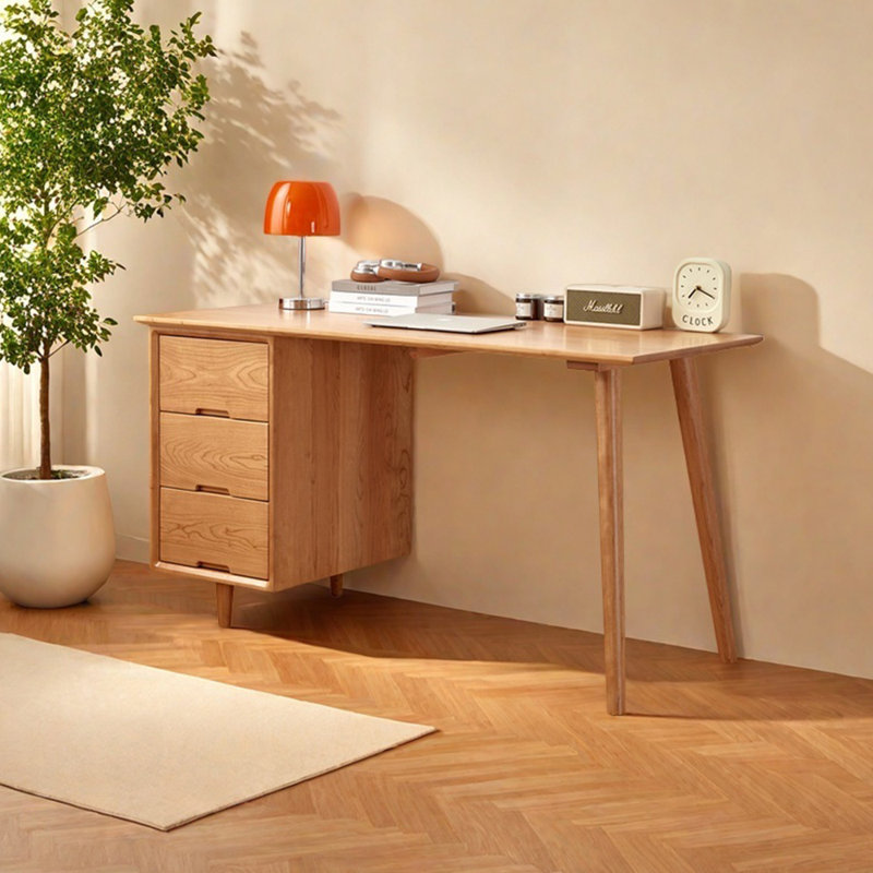 Bureau de rangement simple de style nordique, H 29,53 po x l 55,12 po x P 23,62 po