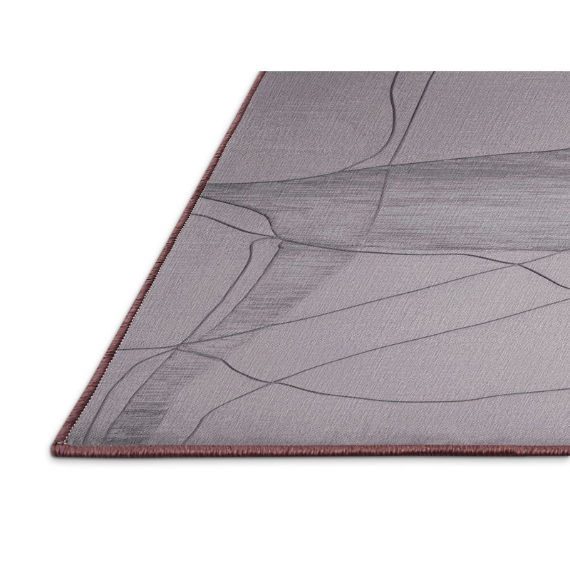 Tapis beige lavable à la machine, Rectangulaire 2 pi x 3 pi