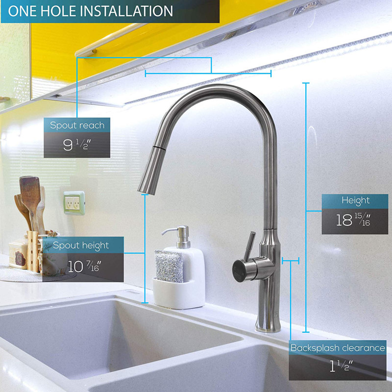 Boann Esther Pull Down Kitchen Faucet