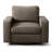 36.2" Wide Upholstered Swivel Accent Armchair-1014536235