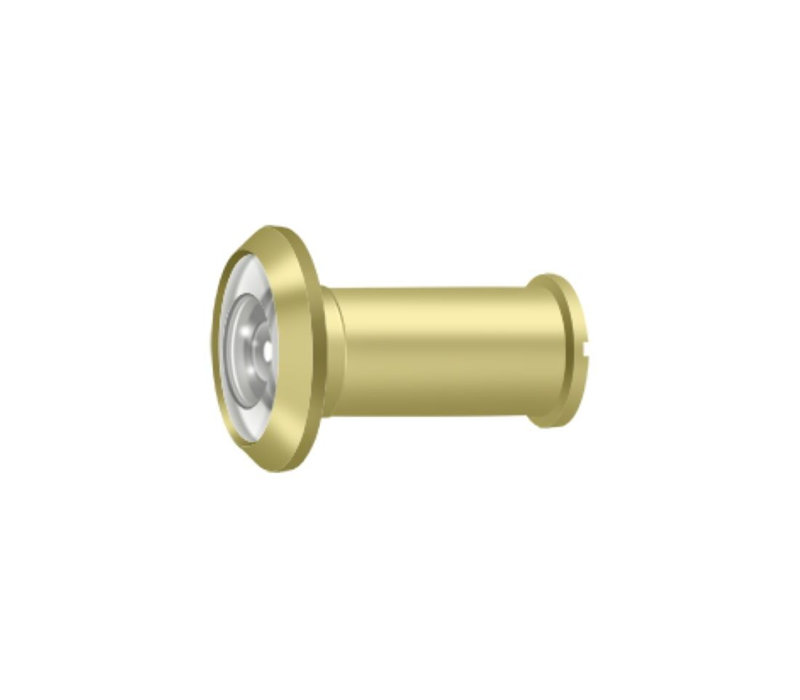 Deltana 55211U26D-UL Fire Rated Door Viewer; Satin Chrome Finish, Bright Brass