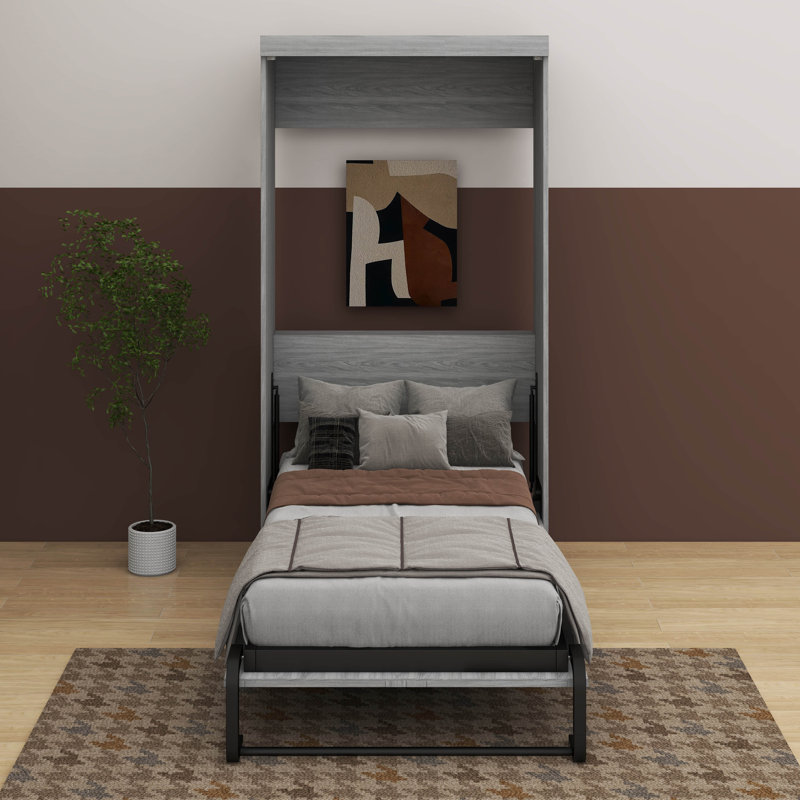 Lit escamotable, peut être plié dans une armoire, Lit double