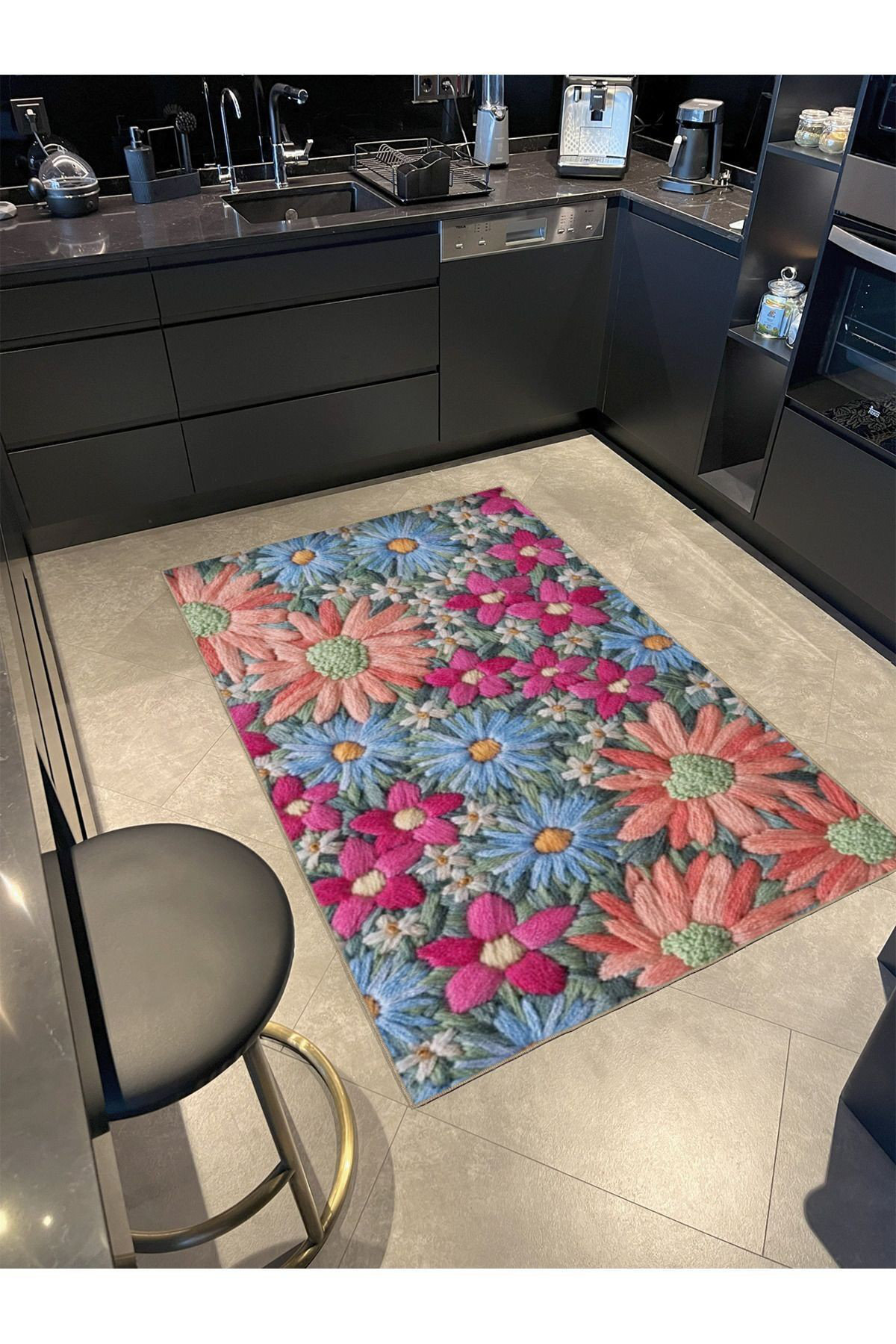 Wayfair Botkin Rug Hokku Designs Floral Pattern Woven Base Rug | Wayfair
