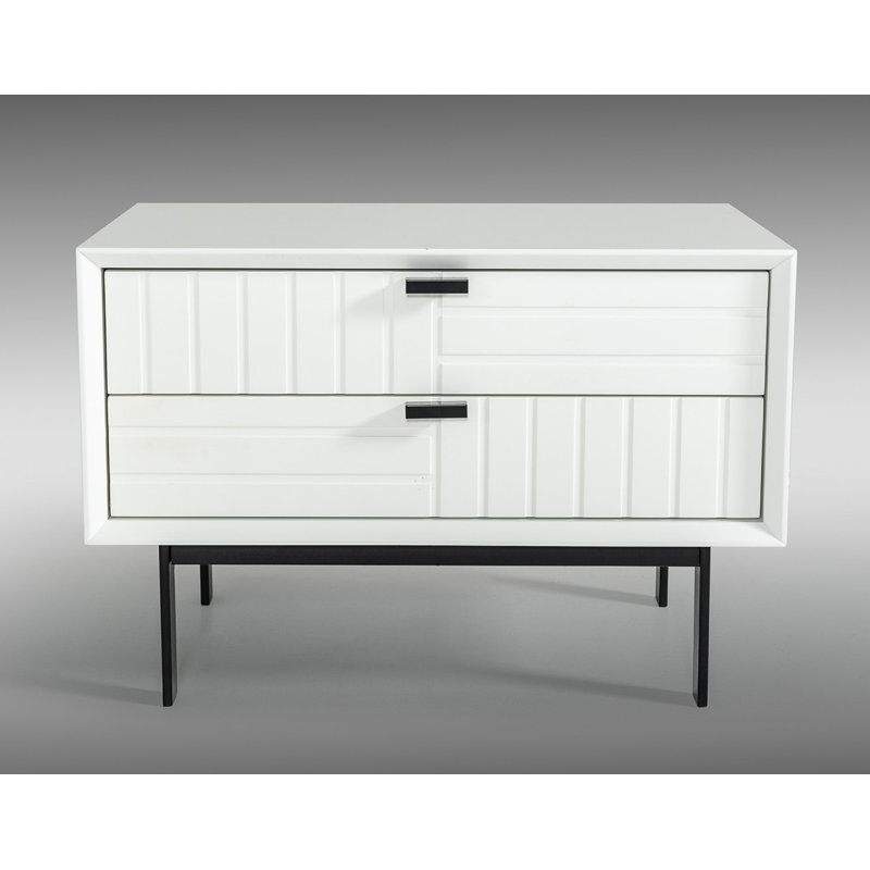 Table de chevet 2 tiroirs Sabeela