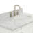 Stafford 37 " W Freestanding Standard Free Standing 1 Single Vanity Bathroom Vanity With Carrara Marble Top-138338368-138338367-93359240