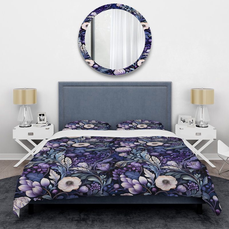 Ensemble de housse de couette Deep Emerald, Housse de couette pour très grand lit et 2 très