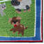 Tapis vert/bleu cutie tufed