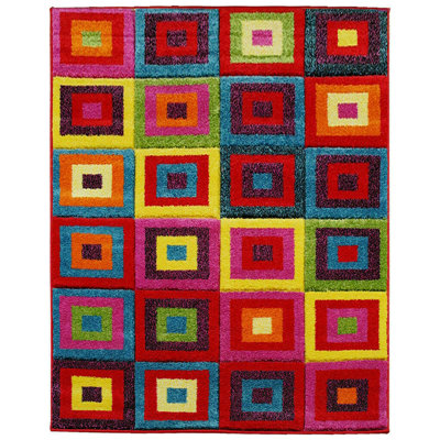 Leonarda Geometric Berber Indoor / Outdoor Area Rug