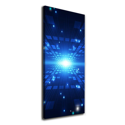Three-Dimensional Background - Wrapped Canvas Print