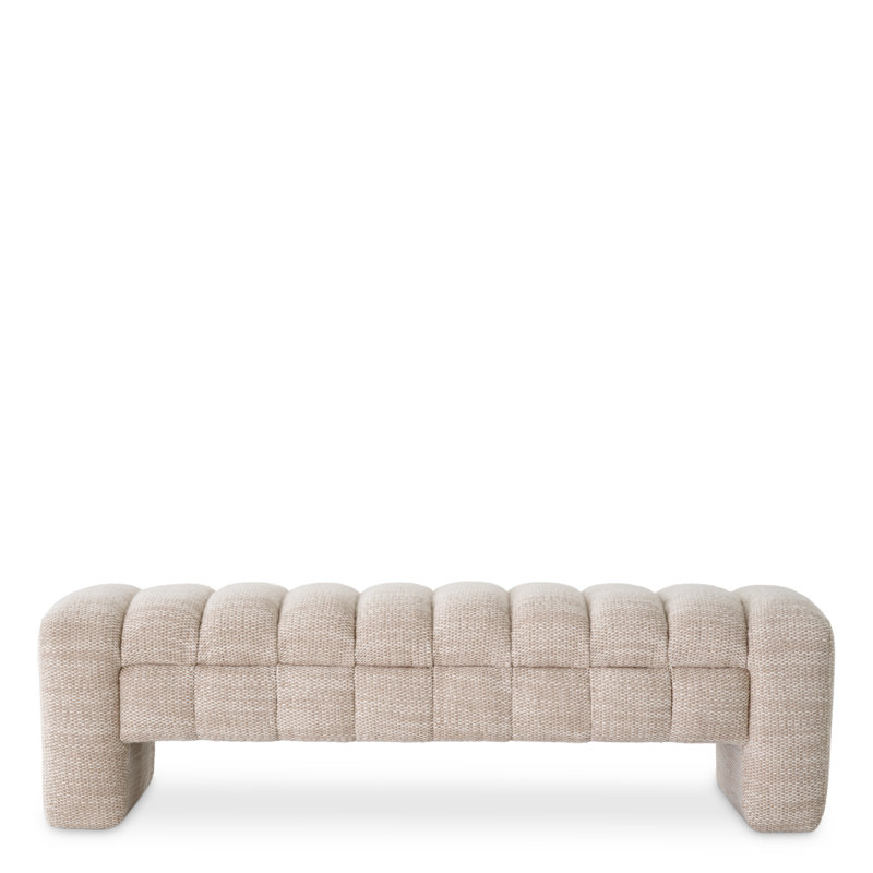Taranto Upholstered Bench, Skyward Sand