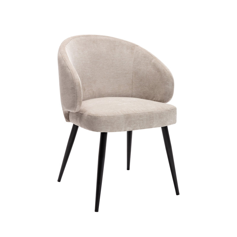 Cloey 46cm H Upholstered Upholstered Back Armchair, Light Grey