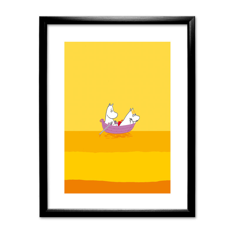 Gardendale Tove Jansson - Single Picture Frame Print, Black